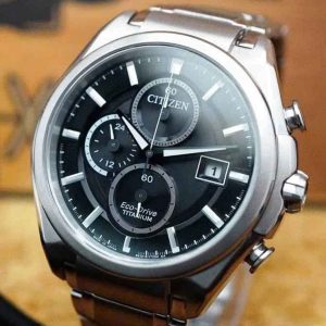 CITIZEN Eco-Drive Titanium Chronograph CA0351-59E - Thành Tâm Watch