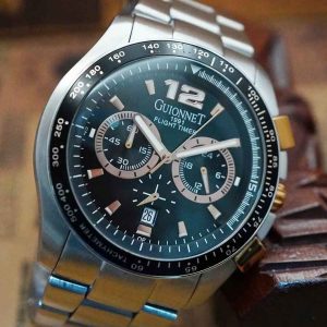 GUIONNET 1991 FLIGHT TIMER CHRONOGRAPH - Thành Tâm Watch