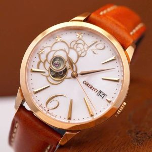 ORIENT BAMBINO OPEN HEART CAMELLIA - Thành Tâm Watch