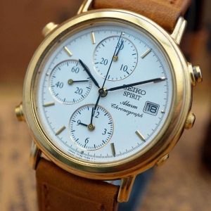SEIKO SPIRIT ALARM CHRONOGRAPH - Thành Tâm Watch