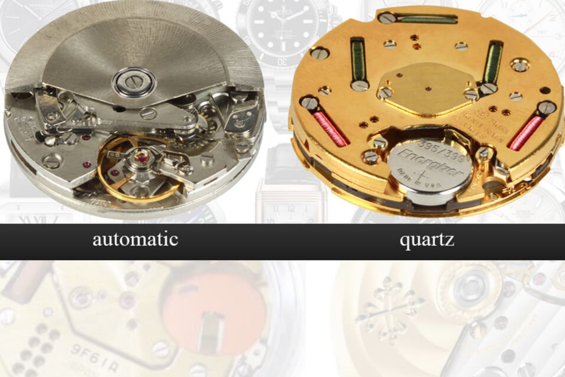 BỘ MÁY ĐỒNG HỒ CÓ NHỮNG LOẠI NÀO - Thành Tâm Watch